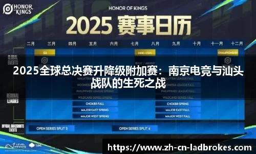 2025全球总决赛升降级附加赛：南京电竞与汕头战队的生死之战